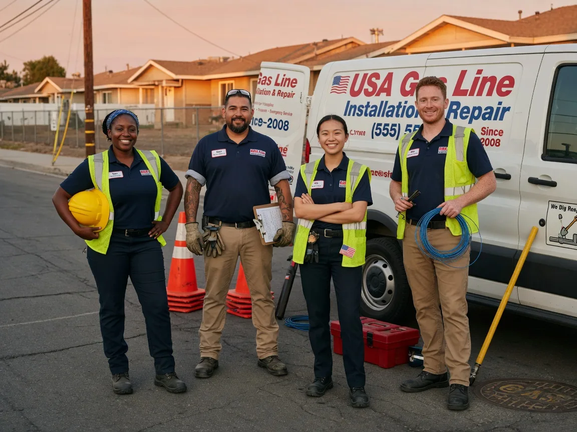 Gas Line Installation company in Mechanicsburg, IL